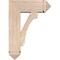 Ekena Millwork Imperial Arts and Crafts Smooth Bracket w/ Offset Brace, Douglas Fir, 7 1/2"W x 20"D x 28"H BKT0806X20X28IMP03SDF - alternate 3